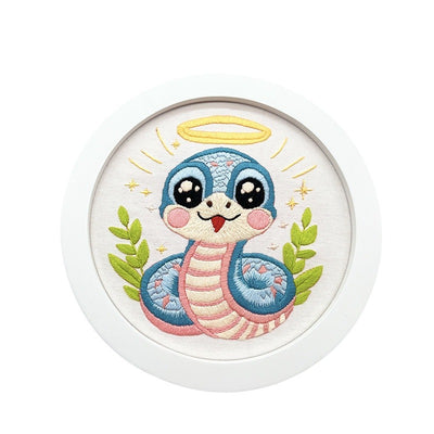 Cuadro Decorativo Infantil de Serpientes Animadas para Sala de Estar - Image 3