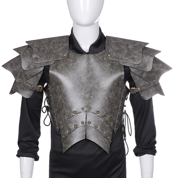 Armadura de Cuero PU para Disfraces de Halloween