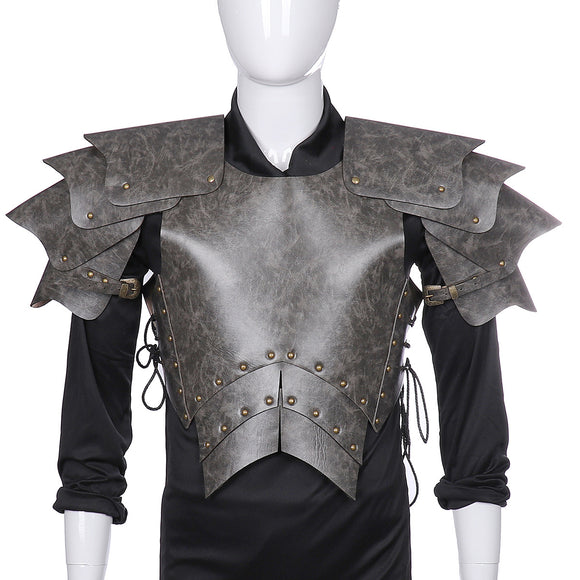 Armadura de Cuero PU para Disfraces de Halloween