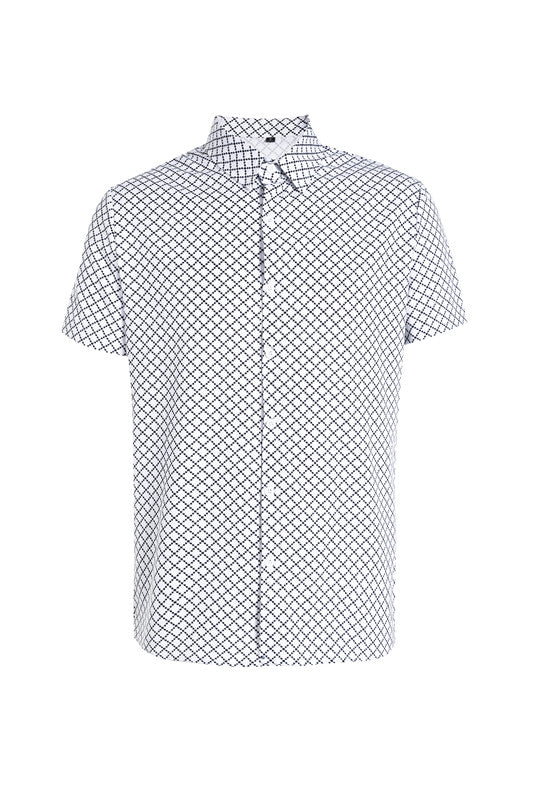Camisa Cuadriculada Diamante para Hombre - Diseño Clásico y Moderno