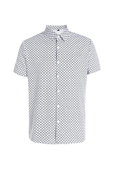 Camisa Cuadriculada Diamante para Hombre - Diseño Clásico y Moderno