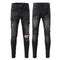 Jeans Rotos Trendy con Parches - Estilo Urbano Europeo y Americano