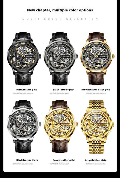 Reloj Mecánico Automático Hueco de Lujo para Hombre - Image 15