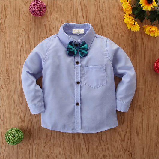 Traje Formal de Tres Piezas para Niño - Camisa Manga Larga y Pantalón - Image 11