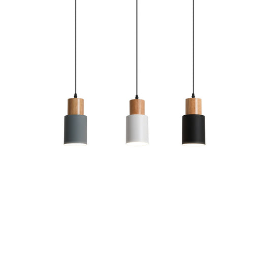 Lámpara de Techo Macarrón de Madera - Diseño Minimalista y Elegante - Image 4