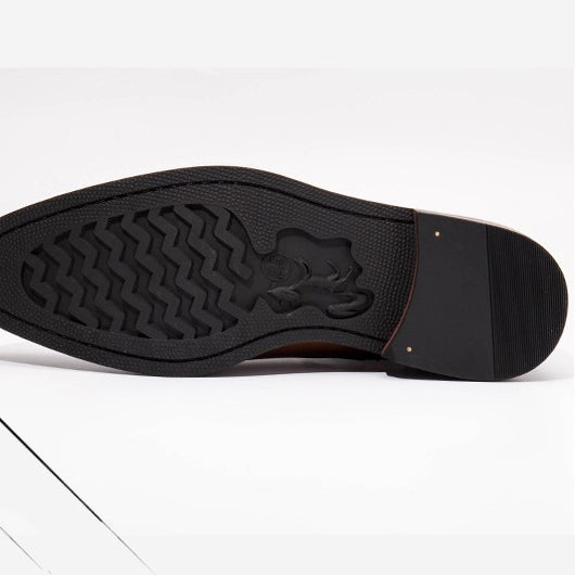 Zapatos de Cuero Marrón para Negocios - Elegancia Profesional para Hombre - Image 10