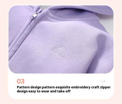 Conjunto Térmico Deportivo para Niñas con Sudadera Polar - Image 10