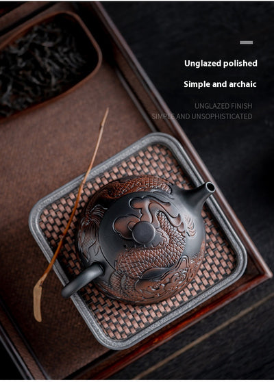 Tetera de Barro Púrpura Año del Dragón - Cerámica Artesanal Xianglong para Té Premium - Image 17