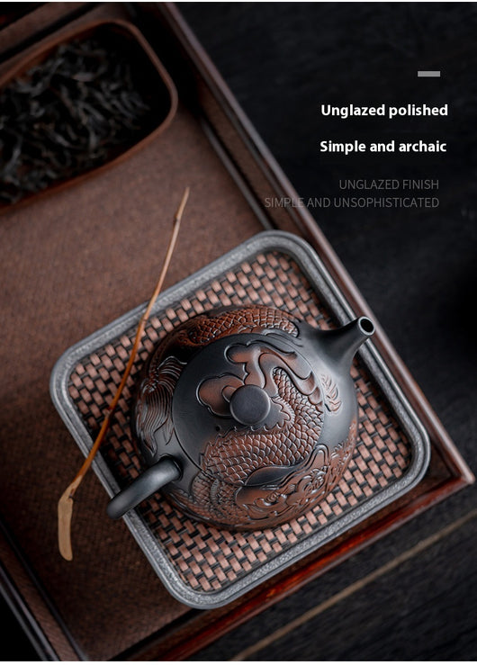 Tetera de Barro Púrpura Año del Dragón - Cerámica Artesanal Xianglong para Té Premium - Image 17