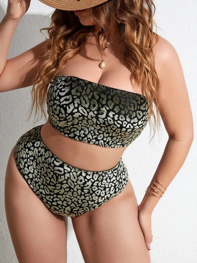 Bikini Talle Grande Cintura Alta con Abertura Lateral - Image 21