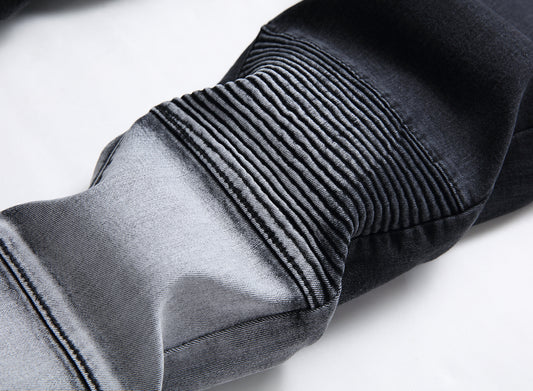 Jeans Stretch Slim Fit Talle Grande con Puños Ajustados - Image 2