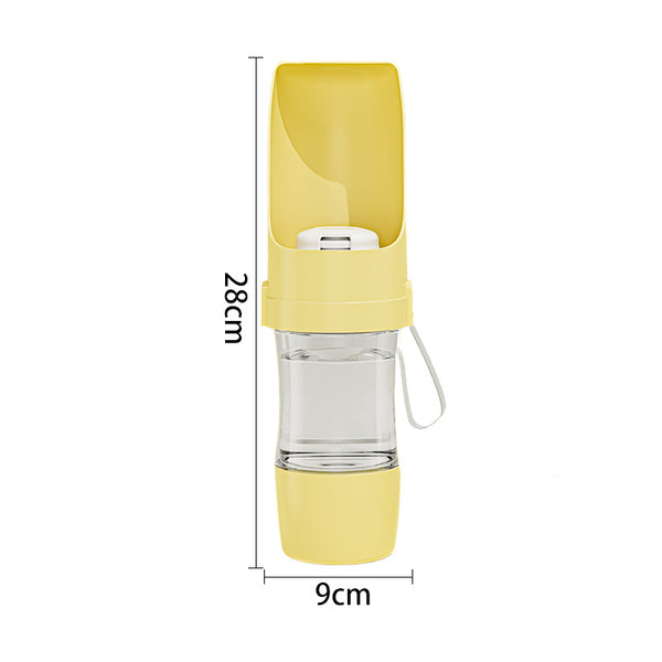 Botella Plegable para Perros con Bebedero Integrado - Gran Capacidad para Paseos
