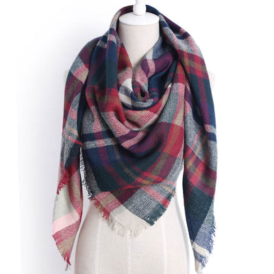 Bufanda Chal Triangular de Cachemira para Invierno - Estilo Europeo y Americano - Image 16