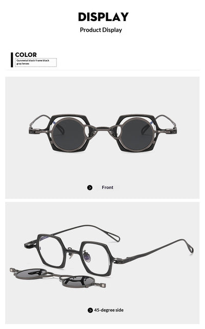 Gafas de Sol Polarizadas con Soporte Magnético de Titanio Puro - Image 15