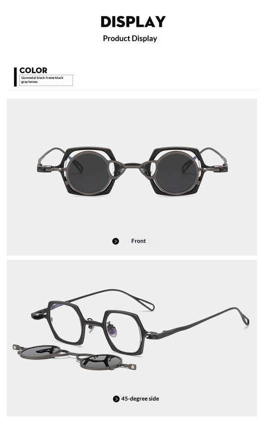 Gafas de Sol Polarizadas con Soporte Magnético de Titanio Puro - Image 15
