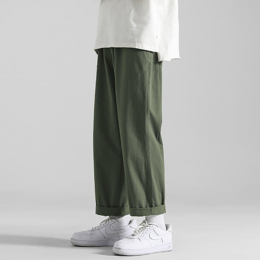 Pantalones Casuales Sueltos para Hombre - Tela Fina para Verano - Image 2