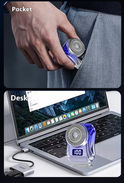 Afeitadora Portátil para Viajes con Carga USB - Image 12