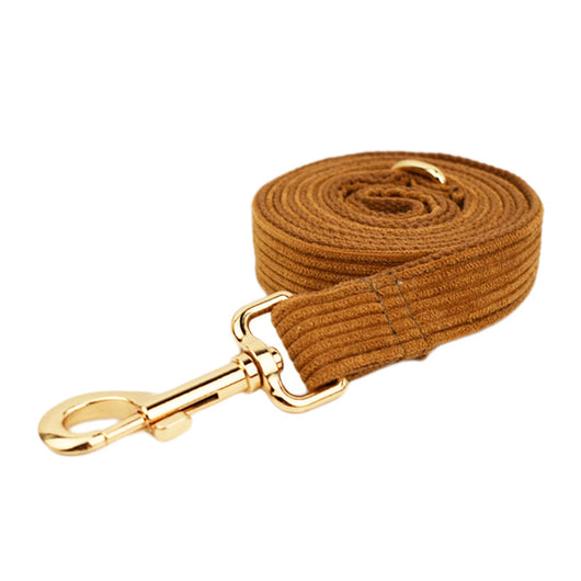 Collar para Mascota en Pana Caramelo - Image 3