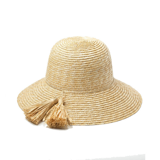 Sombrero de Paja con Flecos de Rafia para Decoración - Image 5