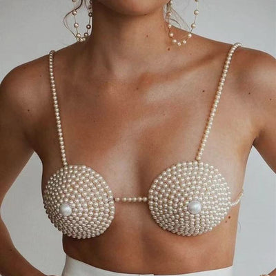 Sostenes Vintage con Detalles de Cuentas