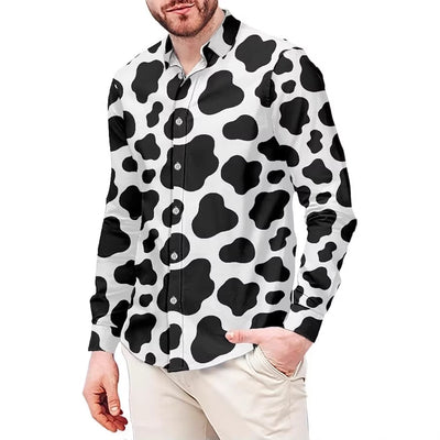 Camisa Manga Larga Estampado Leopardo para Hombre - Image 12