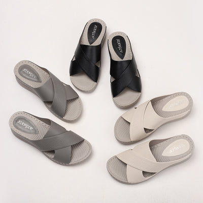 Sandalias Tipo Slide con Plataforma Gruesa y Diseño Pez para Mujer