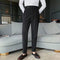 Pantalones Cropped Casuales de Corte Recto para Hombre