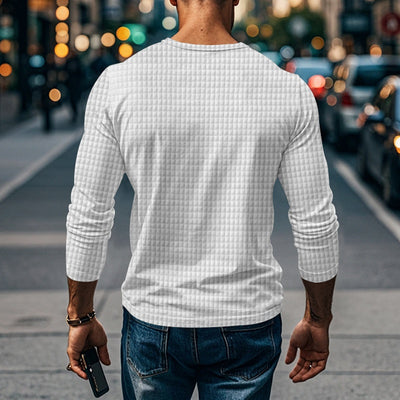Chaqueta Casual Deportiva Jacquard Cuadros Pequeños para Hombre - Image 11