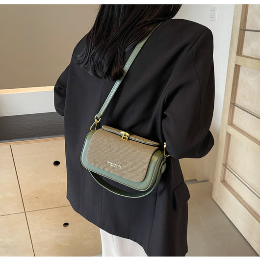 Bolso Mensajero Minimalista de Cuero para Mujer - Image 36