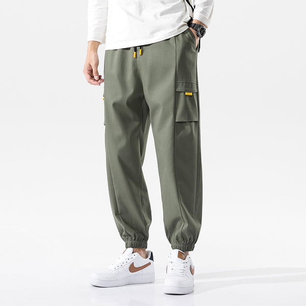 Pantalones Casuales Slim Fit de 9 Puntos para Hombre - Comodidad y Estilo