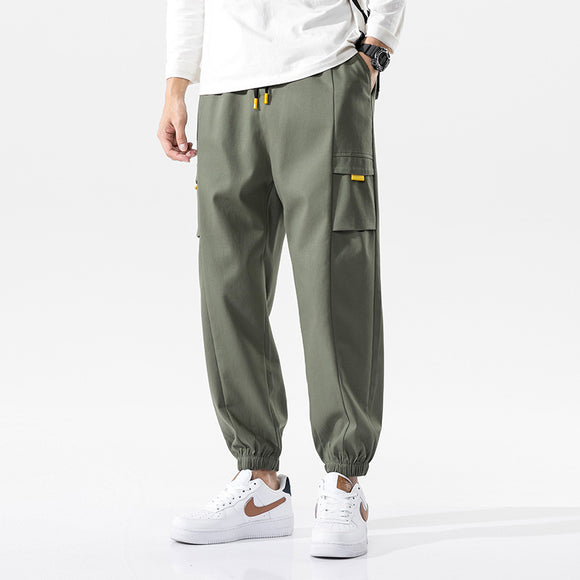 Pantalones Casuales Slim Fit de 9 Puntos para Hombre - Comodidad y Estilo