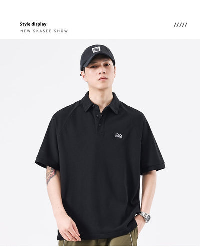 Polo Deconstruido con Costuras Americanas de Manga Corta para Hombre - Image 18