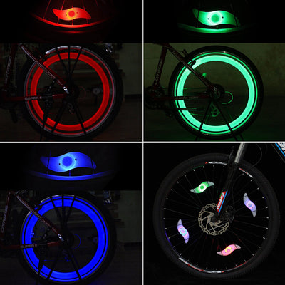 Lámpara de Rayos para Bicicleta con Diseño de Hoja de Sauce - Image 23