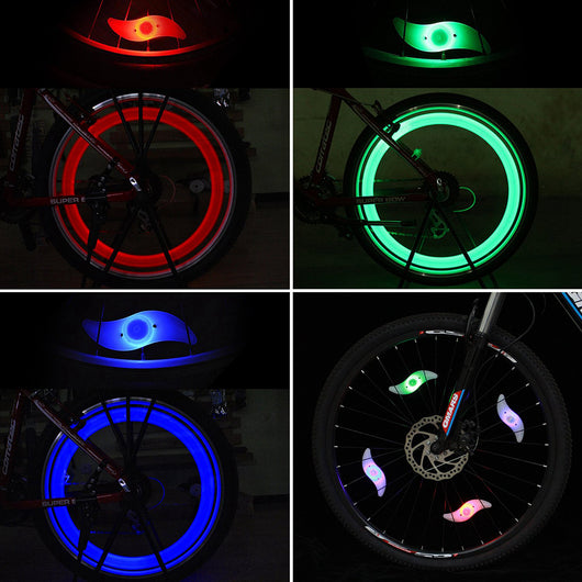 Lámpara de Rayos para Bicicleta con Diseño de Hoja de Sauce - Image 23