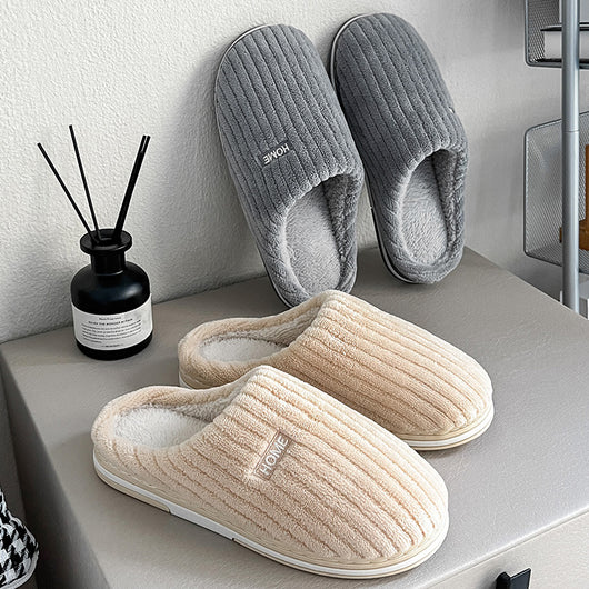 Pantuflas de Algodón Cálidas con Suela Antideslizante para Pareja - Image 21