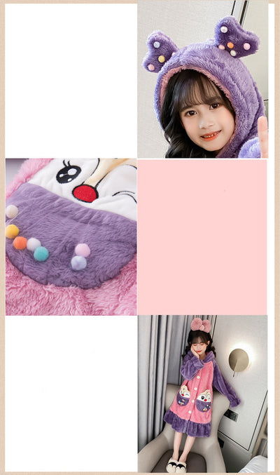 Pijama Infantil de Polar Coral para Otoño e Invierno - Image 11