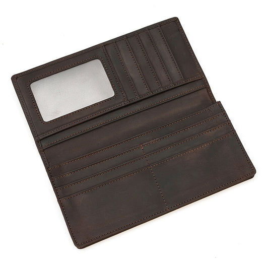 Billetera Vintage de Cuero Crazy Horse para Hombre - Image 7