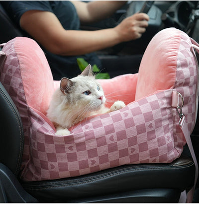Cama Portátil de Moda para Perros Pequeños en Auto - Image 14