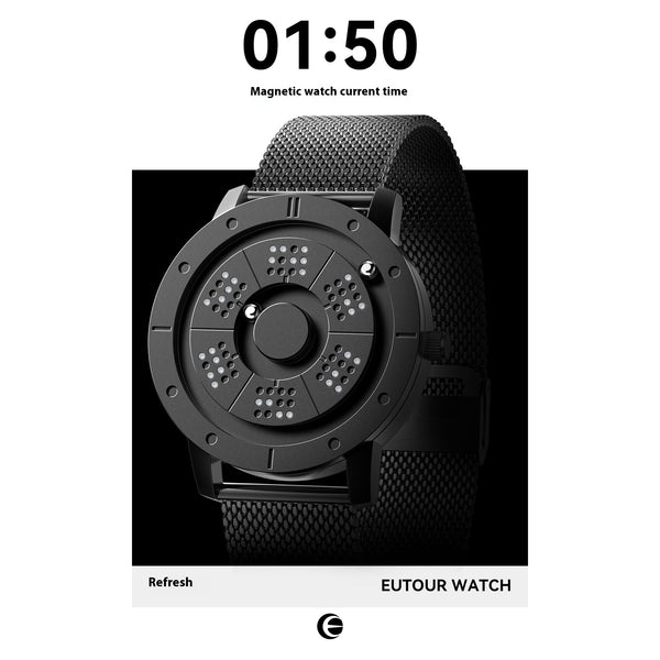 Reloj Deportivo de Acero Azul con Movimiento de Cuarzo