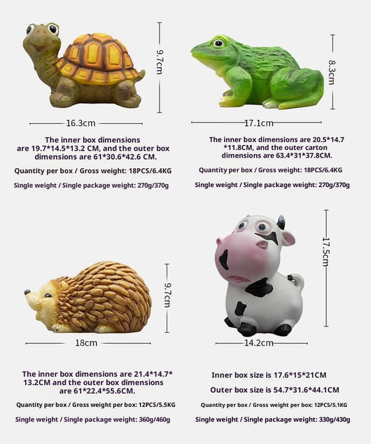 Lámpara Solar Decorativa con Forma de Animal para Jardín - Image 13