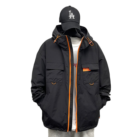 Chaqueta de Trabajo Impermeable con Capucha para Hombre - Image 14