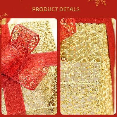 Juego de 3 Cajas de Regalo Hierro Forjado Navideño - Image 12