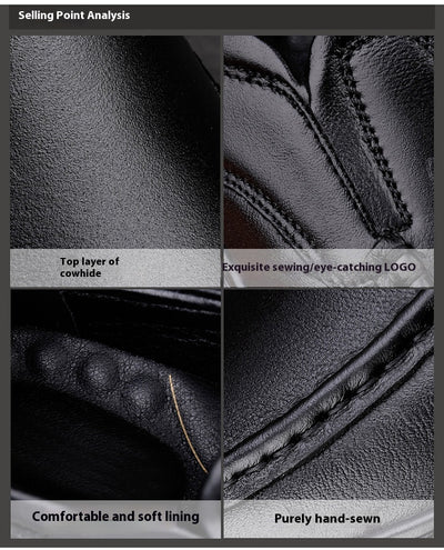 Zapatos de Cuero Transpirables para Hombre con Sistema de Un Pedal - Image 12