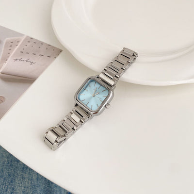Reloj Cuadrado Retro para Mujer con Correa de Acero - Image 2