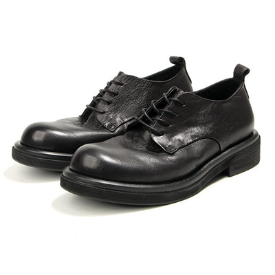 Zapatos de Cuero Vintage Estilo Británico para Hombre - Image 11