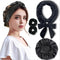Black Shower Cap 4 Pieces Opp