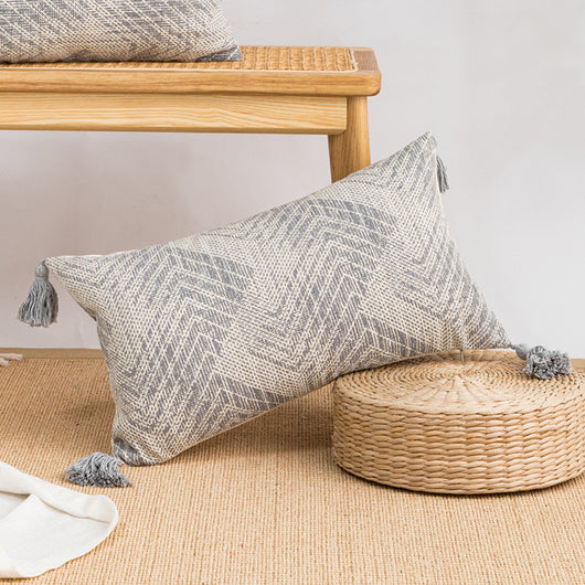 Funda de Almohada Terciopelo Loop Estilo Minimalista - Image 8