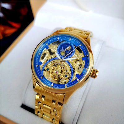 Reloj Mecánico Automático para Hombre con Esfera Luminiscente y Diseño Calado - Image 8