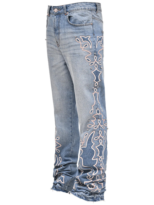 Jeans Anchos para Hombre con Diseño Degradado - Image 6