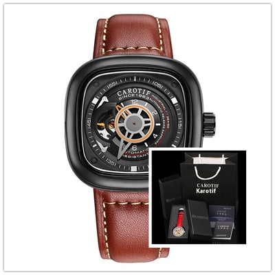 Reloj Mecánico Automático Cuadrado Hueco para Hombre - Estilo Hot Blast Dunk - Image 12